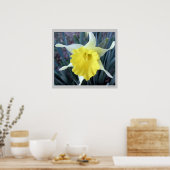 Poster Fleurs Jaunes Daffodils Daffodil Photo (Cuisine)