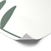 Poster Fleurs Jaunes et Oranges de marmotte mignonne (Coin)