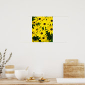 Poster Fleurs Jaunes Lumineuses (Cuisine)