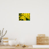 Poster Fleurs Jaunes Lumineuses (Cuisine)