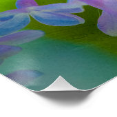 Poster Fleurs Lilac Violettes (Coin)