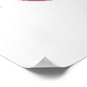 Poster Fleurs Lys Violettes (Coin)