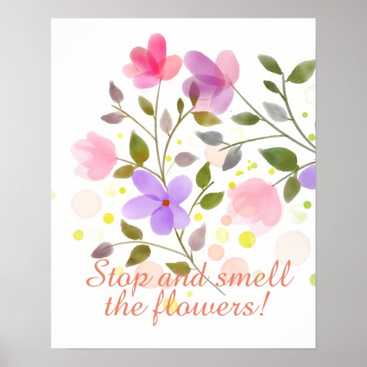 Poster Fleurs magnifiques (Devant)