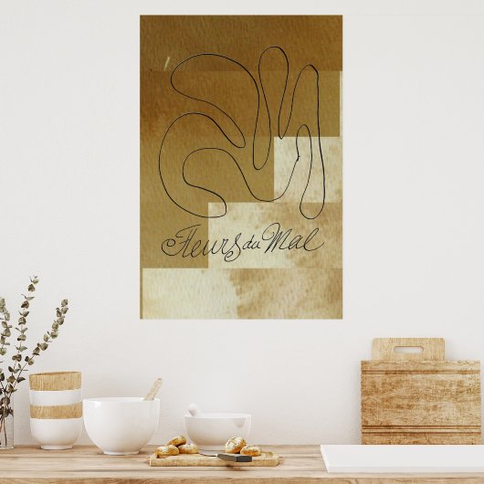 Poster Fleurs maléfiques - Matisse (Cuisine)