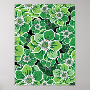 Poster Fleurs Mandala 3