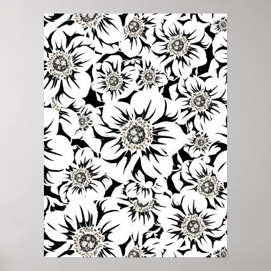 Poster Fleurs Mandala 6 (Devant)