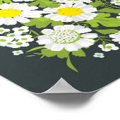 Poster Fleurs marguerites (Coin)