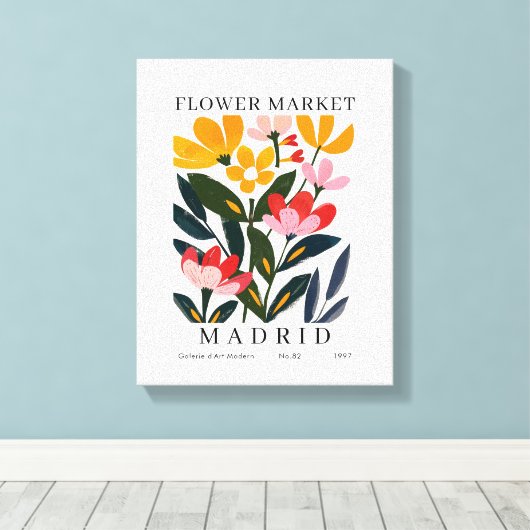 Poster Fleurs Matisse, Impression Marché Fleurs (Insitu (Plancher de Bois))