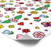 Poster Fleurs merveilleuses conception (Coin)
