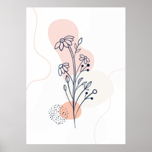 Poster Fleurs miniatures d'art