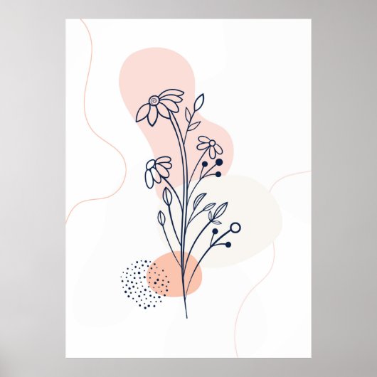 Poster Fleurs miniatures d'art (Devant)