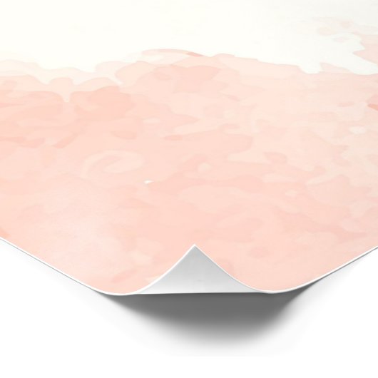 Poster Fleurs minimalistes modernes (Coin)