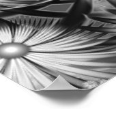 Poster Fleurs monochromes (Coin)