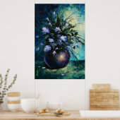 Poster fleurs morte c479 (Cuisine)