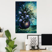 Poster fleurs morte c479 (Bureau à domicile)