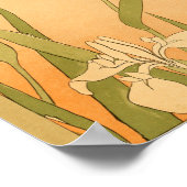 Poster Fleurs murales japonaises vintages (Coin)