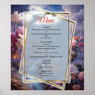 Poster Fleurs mystiques du royaume surnaturel