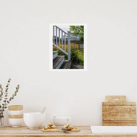 Poster Fleurs Nantucket #4 (Cuisine)