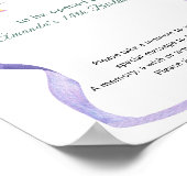 Poster Fleurs Numéro Temps Capsule 1er anniversaire (Coin)