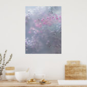 Poster Fleurs pastel douces dans un flou rêveur  (Cuisine)