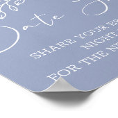 Poster Fleurs Périwinkle Date Nuit (Coin)