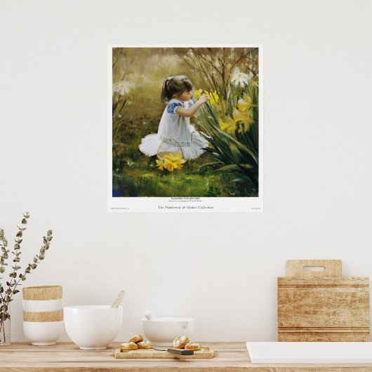 Poster Fleurs pour mère (Cuisine)