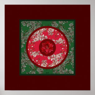 Poster Fleurs pour Noël