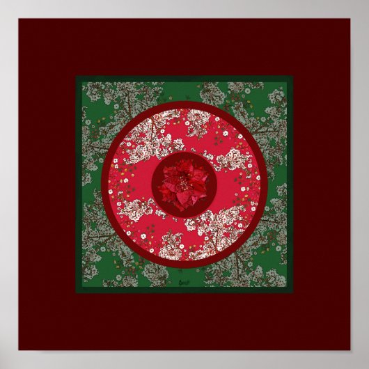 Poster Fleurs pour Noël (Devant)