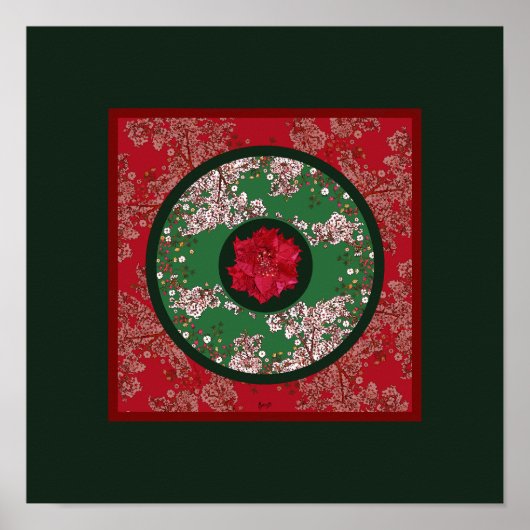 Poster Fleurs pour Noël (Devant)