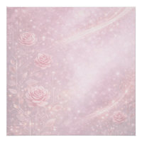 Fleurs rose et gris perle en art IA