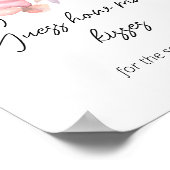 Poster Fleurs Rose Poussiéreuse combien de baisers shower (Coin)