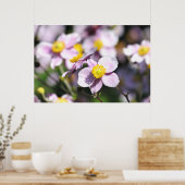 Poster Fleurs roses adorables (Cuisine)