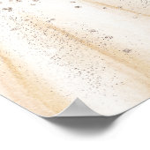 Poster Fleurs roses Arc rose Sweet 16 bienvenue (Coin)