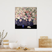 Poster Fleurs roses de Mackintosh (Cuisine)