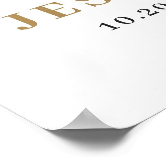 Poster Fleurs Roses Élégantes de Mariage Bohème (Coin)