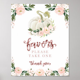 Poster Fleurs roses qui tombent Signe de Faveurs pour Bab