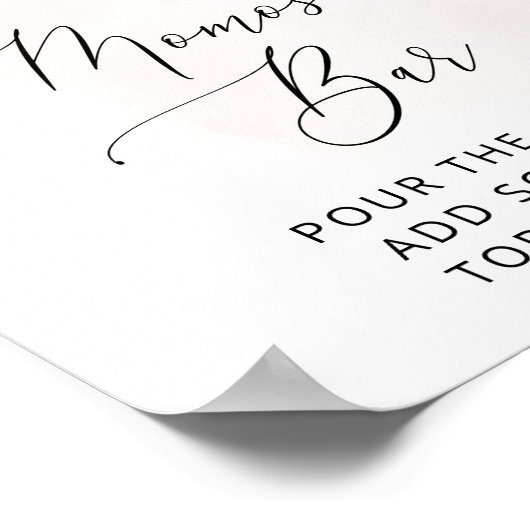 Poster Fleurs Rouges, Fleurs Roses, Boho, Baby shower (Coin)