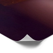 Poster Fleurs rouges Imaginaires (Coin)