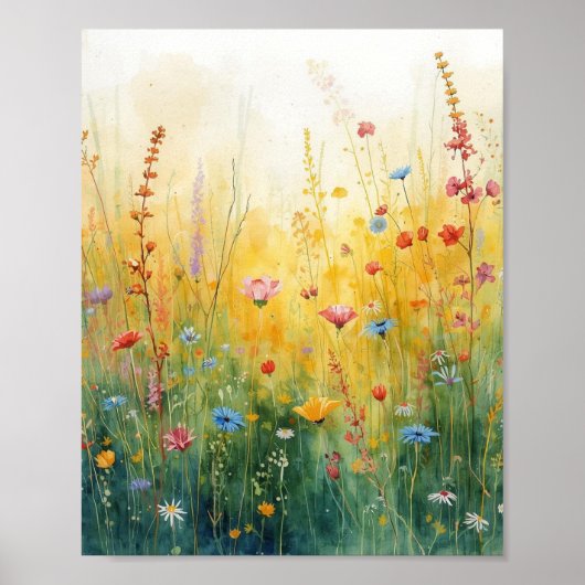 Poster Fleurs Sauvages (Devant)