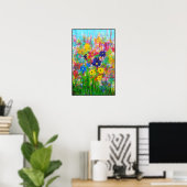Poster Fleurs sauvages (Bureau à domicile)