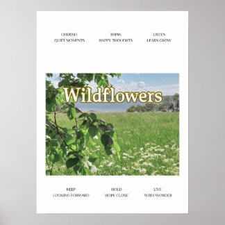 Poster Fleurs sauvages