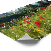 Poster Fleurs sauvages à Wentworth Castle Yorkshire - aff (Coin)