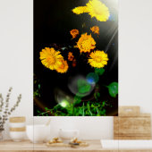 Poster Fleurs sauvages au soleil (Cuisine)