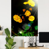 Poster Fleurs sauvages au soleil (Bureau à domicile)