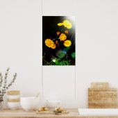 Poster Fleurs sauvages au soleil (Cuisine)