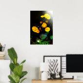 Poster Fleurs sauvages au soleil (Bureau à domicile)