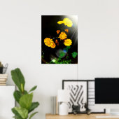 Poster Fleurs sauvages au soleil (Bureau à domicile)