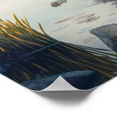 Poster Fleurs sauvages Calme Nature Tranquille Saison pai (Coin)