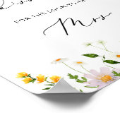 Poster Fleurs sauvages combien de baisers jeu de douche n (Coin)