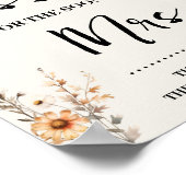 Poster Fleurs sauvages d'automne Combien de baisers pour (Coin)